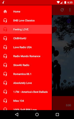 The Love Channel - Live Romantic Music Radios Screenshot 3