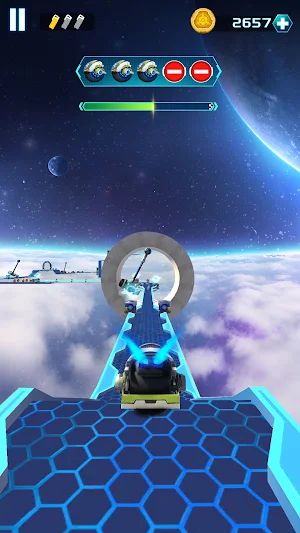 Space Rolling Balls Race Screenshot 3