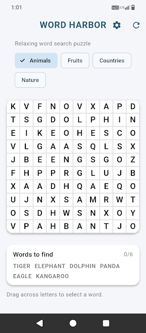 Harbor Word Search Puzzle Screenshot 3