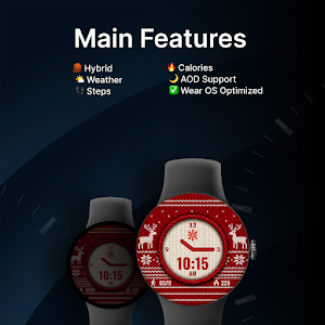 Snow Knit Watch Face Screenshot 1