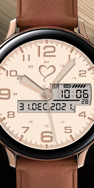 Rose gold modern clock Screenshot 0