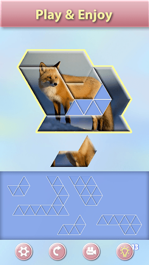 Triangle puzzle - Tangram‏ Screenshot 1