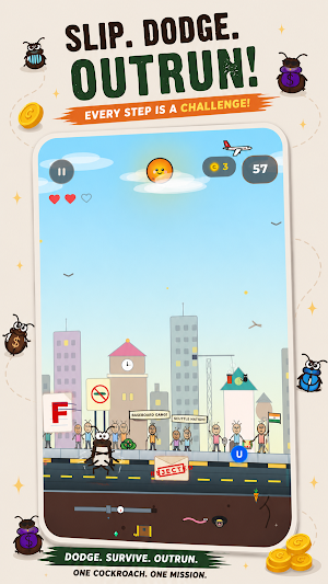 Cockroach Runner: Endless Run Screenshot 3