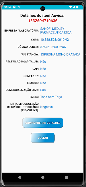 CMED 2024 - Tabela de preços Screenshot 3