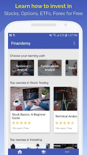 Finandemy - Learn to Invest in Stocks & Finance Screenshot 0