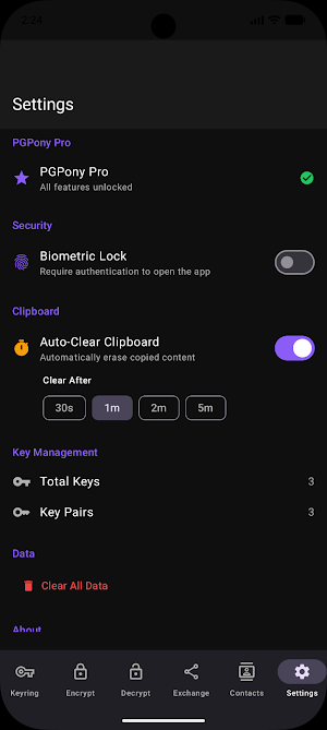 PGPony: PGP Encryption Keys Screenshot 3