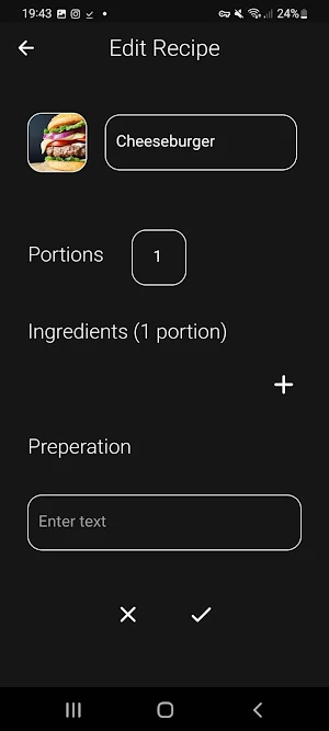 My Recipes Screenshot 2