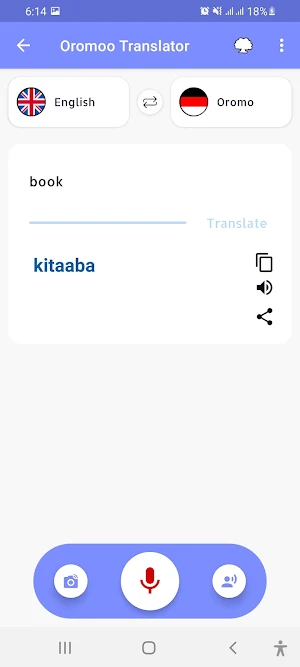 Oromo Translator [Afaan Oromo] Screenshot 2