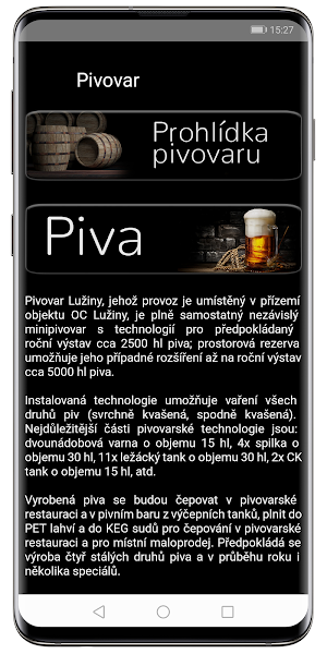 Pivovar Lužiny Screenshot 3