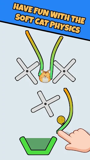 Fluid Cat - Cute Cat Puzzle Screenshot 1