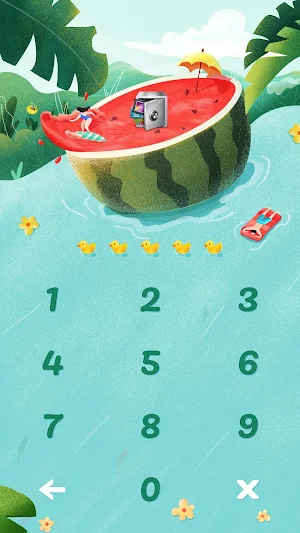AppLock Theme Watermelon Screenshot 1