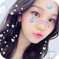 Live Face Sticker Sweet Camera
