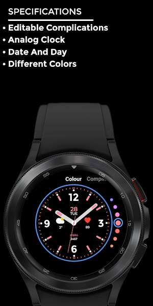 Night 63 - watch face Screenshot 3