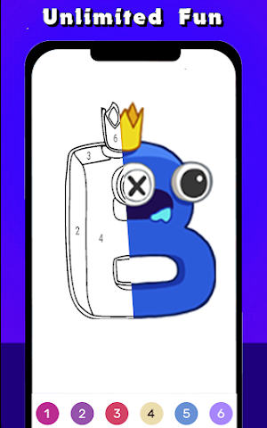 Alphabet Color By Number Screenshot 3