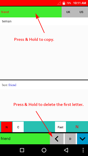 English Indonesian Dictionary Pro Screenshot 1