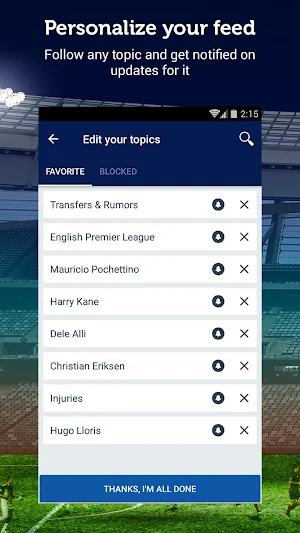 Tottenham FC Unofficial News Screenshot 1