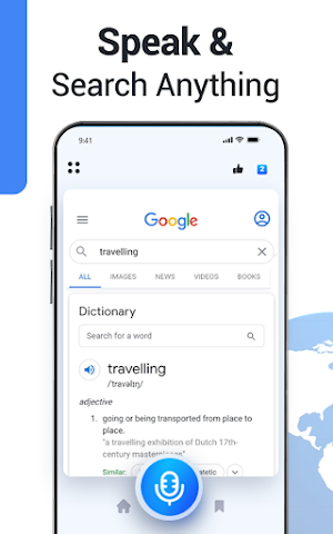 Fast Voice Browser & Web Voice Search Screenshot 1
