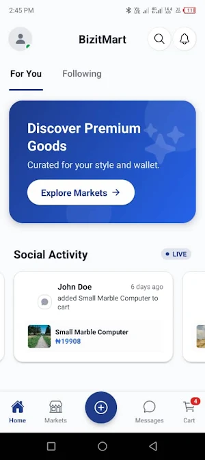 BizitMart Screenshot 1
