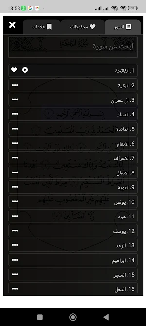 القرآن : قراءة وصوت وتفسير Screenshot 3