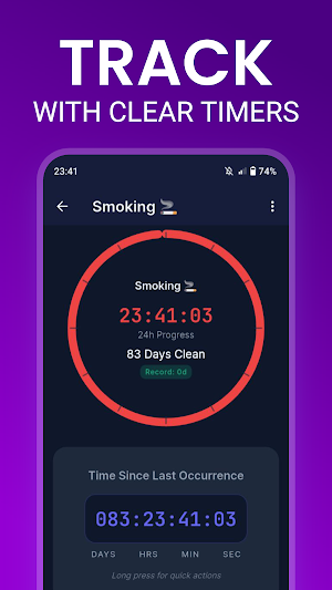 Stop Bad Habit - TrackerBreak Screenshot 1