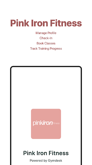 Pink Iron Fitness Screenshot 0