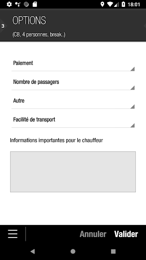 Taxiphone Lausanne Screenshot 2