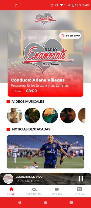 Radio Enamorate Peru Screenshot 0