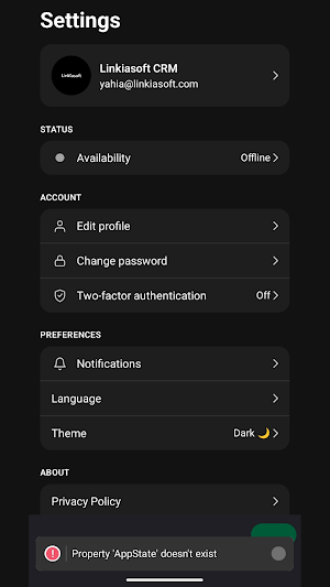 Linkiasoft crm Screenshot 2