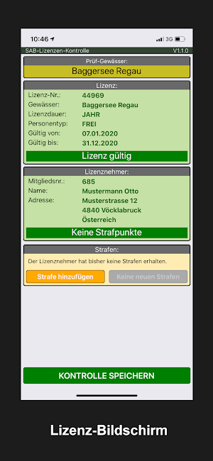 SAB-Lizenzen-Kontrolle Screenshot 2