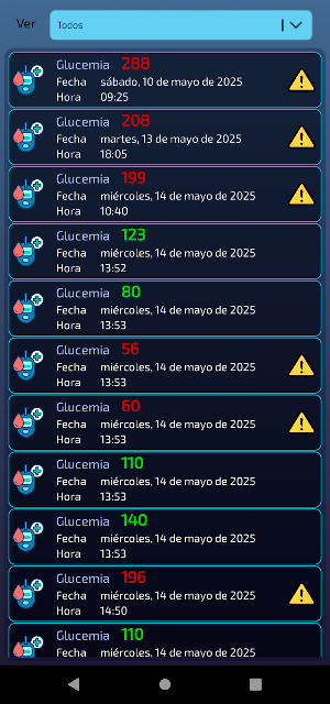 Diario de Glucemias Pro Screenshot 2