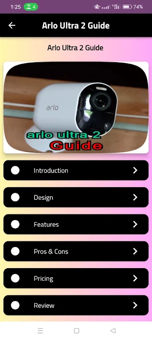 arlo ultra 2 guide Screenshot 0