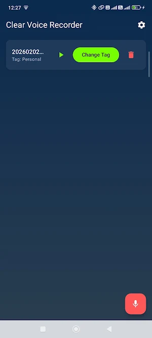 Clear Voice Recorder Screenshot 0