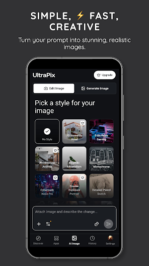 UltraPix: AI Image Generator Screenshot 2