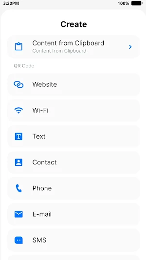 QR Code Reader -QR Scanner Screenshot 1