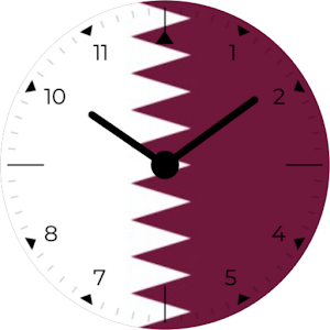 Qatar Analog Watch Face Screenshot 2