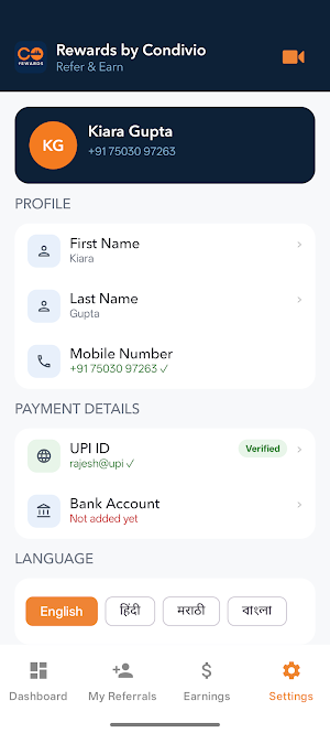 Condivio Rewards Screenshot 3
