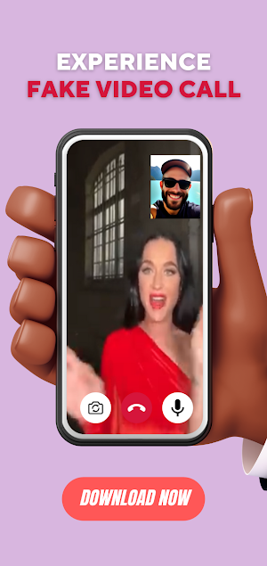 Katy Perry Fake Video Call Screenshot 2