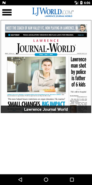 Journal-World e-Edition Screenshot 0
