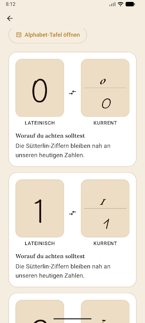 Kurrent Lab:Alte Schrift lesen Screenshot 3