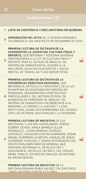 Congreso Sinaloa Screenshot 2
