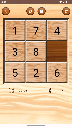 Sliding Number Puzzle Screenshot 1