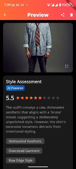 Brutality: AI Style assessment Screenshot 1