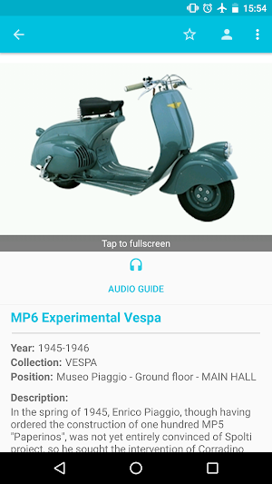 Piaggio Museum Screenshot 2