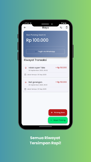 Kasbonin – Buku Kasbon UMKM Screenshot 2