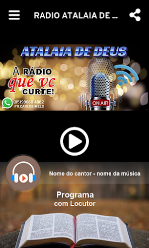 RÁDIO ATALAIA DE DEUS Screenshot 1