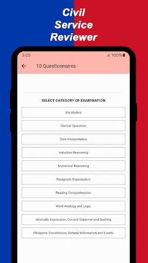 Civil Service Reviewer Offline Screenshot 1