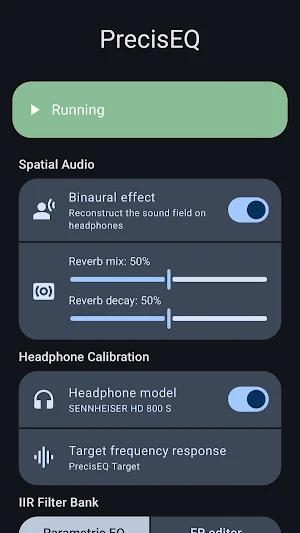 PrecisEQ：Pro Audio Enhancement Screenshot 0