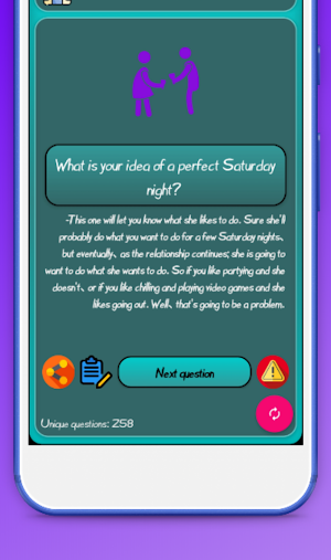 First Date Questions Screenshot 2