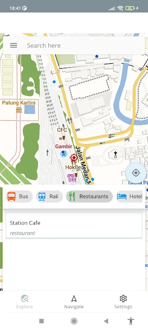 Jakarta Indonesia Offline Map Screenshot 0