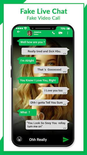 Fake Live Chat - Live Video Call Screenshot 1